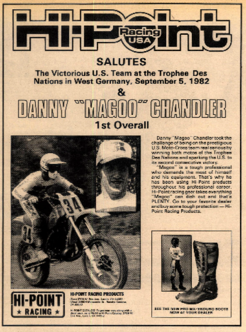 Never before has a rider dominated a fortnight quite the way Danny “Magoo” Chandler did in 1982.