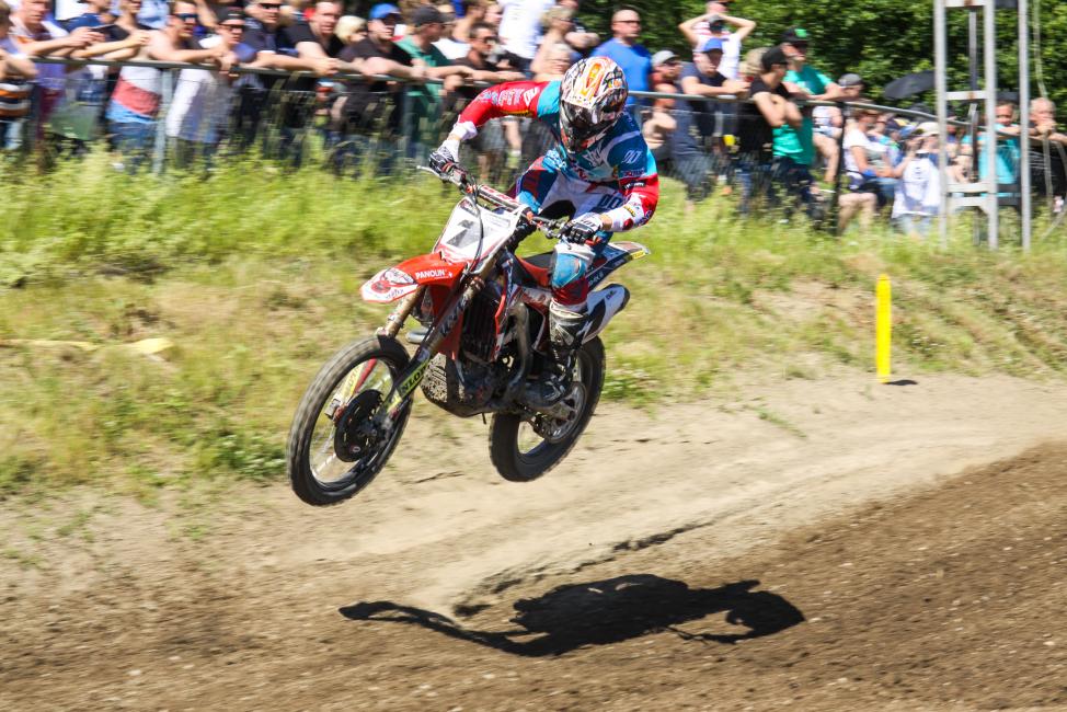 Bengtsson won the last round of the Sweden Motocross Championship.
