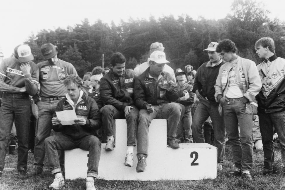 The Americans were relieved to get out of Finland with a win, knowing that the next week’s 250cc Trophee race would be easier—but they were going to lose David Bailey to a wrist injury and need a last-second replacement.