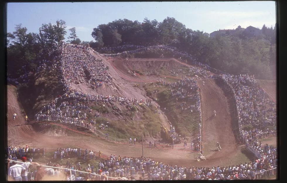 The Maggiora circuit in Italy had plenty of hills, which the Americans used to their advantage, often with spectacular leaps.
