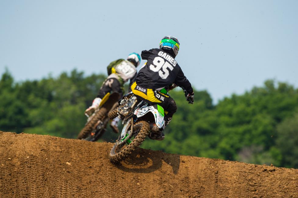 In total, Gaines had ten points-scoring motos this season.