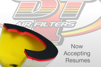 DT-1 Air Filters Accepting Rider Support Applications