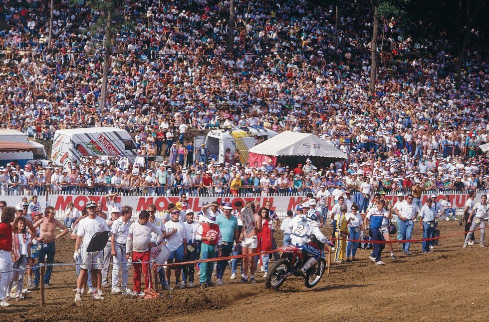 Rick Johnson lined up for Team USA for the third year in a row as the 250 rider aboard his Honda.