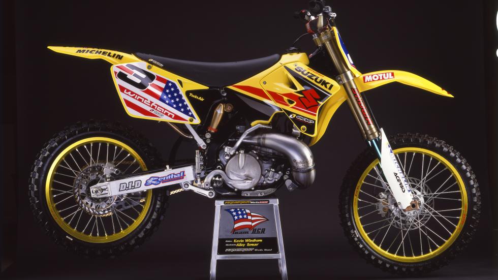 Kevin Windham’s 2001 Motocross of Nations bike.