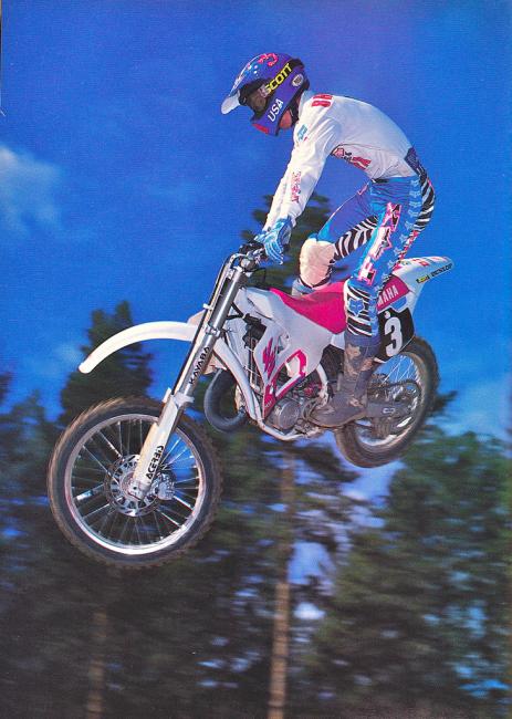 Damon Bradshaw was picked to ride the 125 in Sweden even though he had not raced one since the previous season.