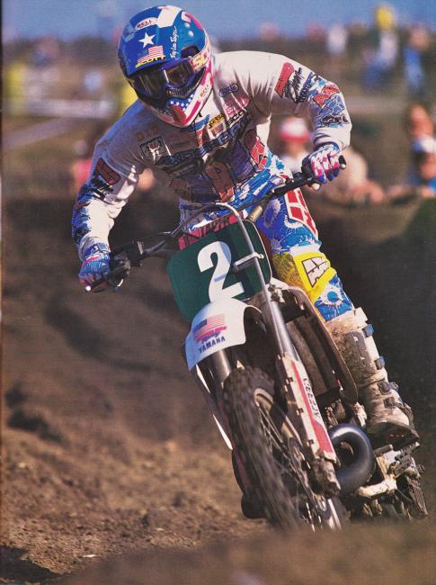 Damon Bradshaw’s second-moto runner-up finish was extremely important in the overall tally.