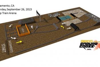 Sacramento GEICO EnduroCross Track Map