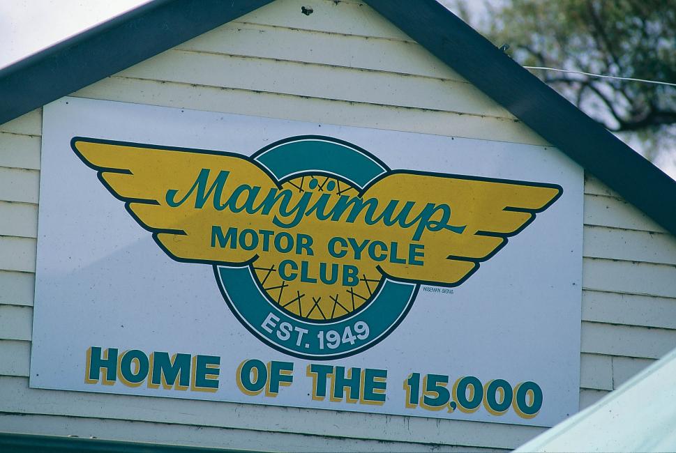 Great track, great signage!