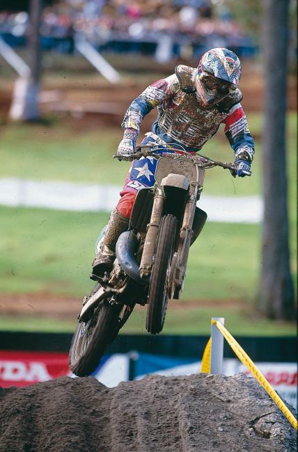 Mike LaRocco was campaigning a 125 that summer but jumped up to the 250 for Team USA.