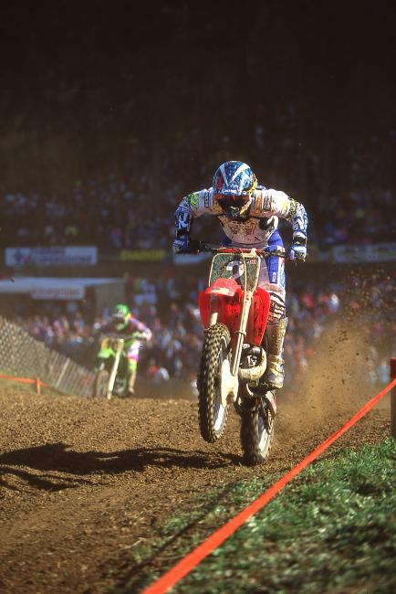 Jeremy McGrath had never really raced a 250 outdoors as a professional, unless you count the Daytona SX, which made his selection as the team’s 250 rider something of a lightning rod.