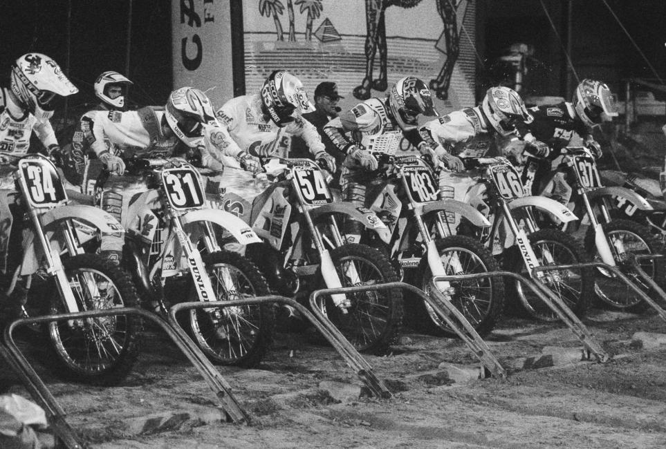 The start for the 1991 Orlando Supercross.