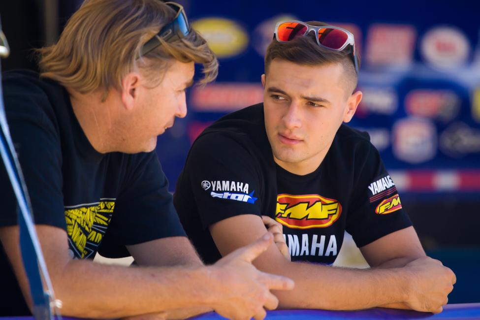 Cooper Webb will be on the 450 this weekend.