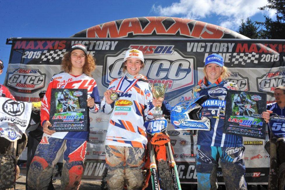 WXC Podium: (1) Kacy Martinez, (2) Sarah Baldwin, (3) Becca Sheets.