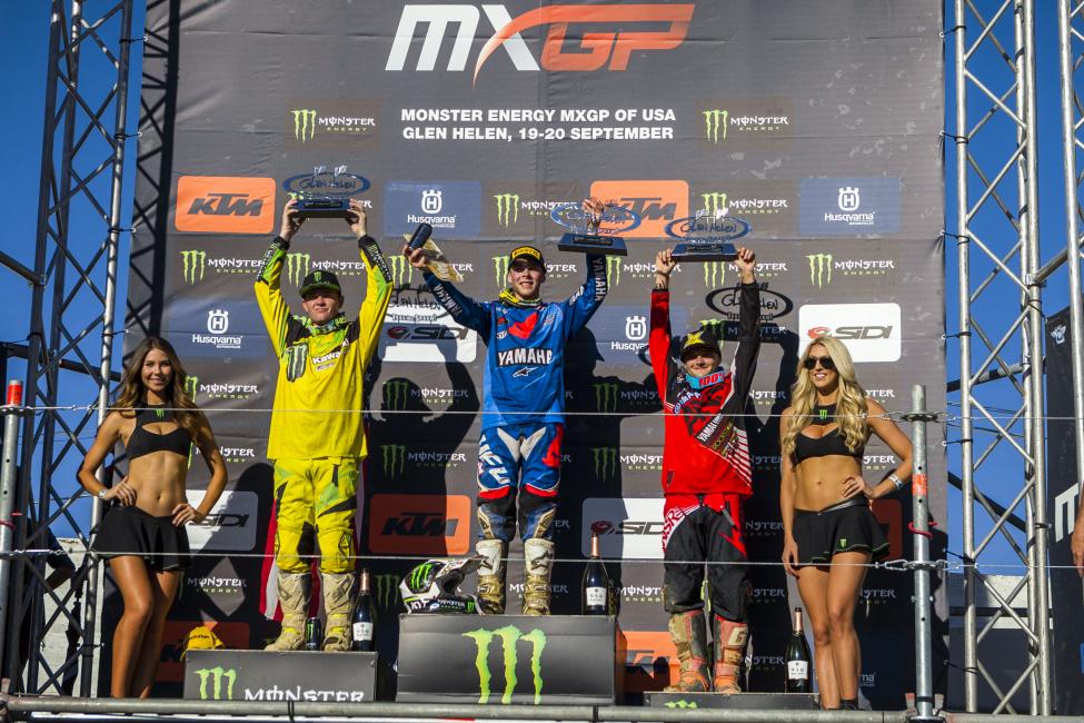 Febvre went 1-2 for first overall ahead of Americans Cooper Webb and Josh Grant.