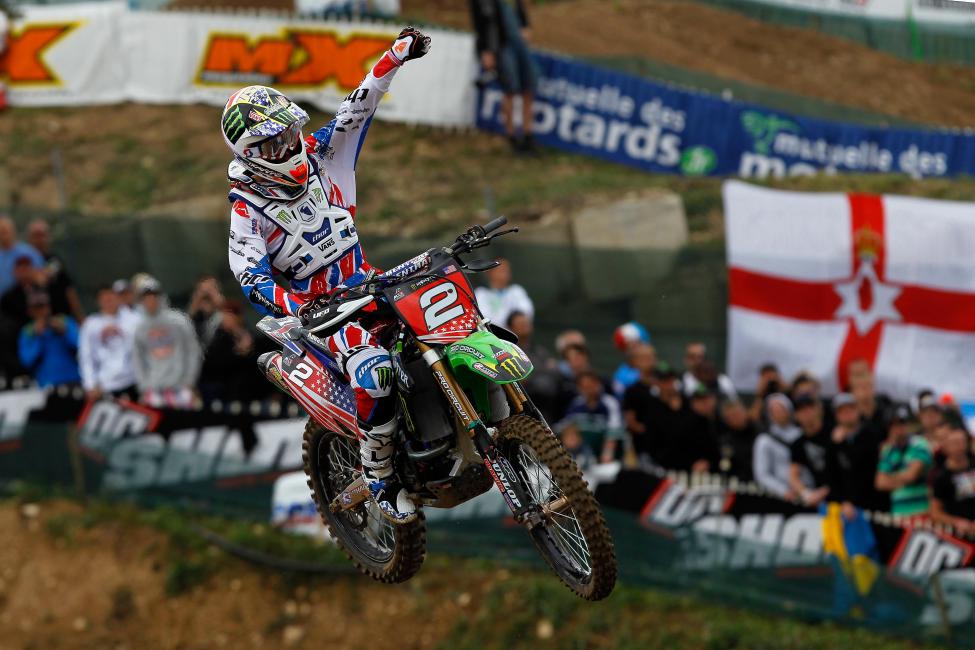 Blake Baggett entered the race as the rookie on the team.