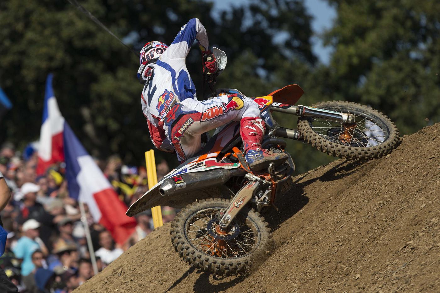 Marvin Musquin was on fire all weekend, winning the MX2 overall.