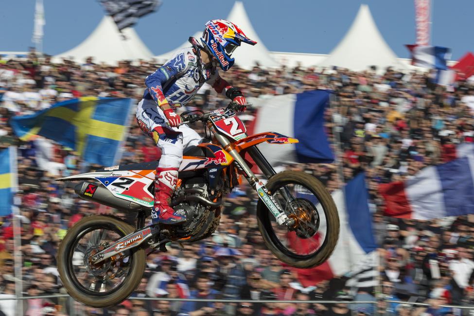 Musquin bested Martin at the Motocross of Nations.