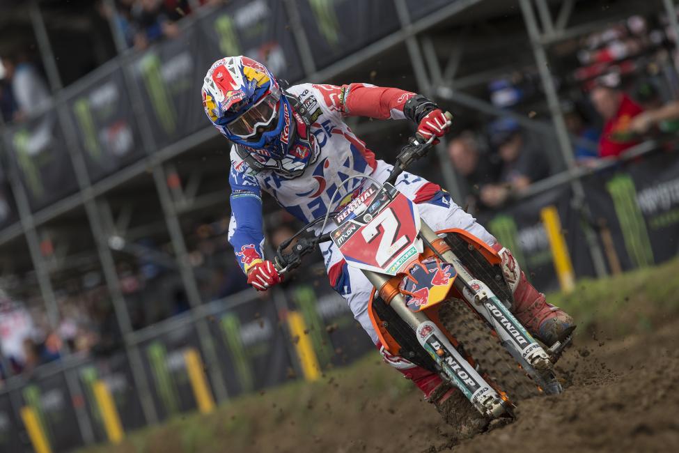 Musquin was the top MX2 rider on home soil.