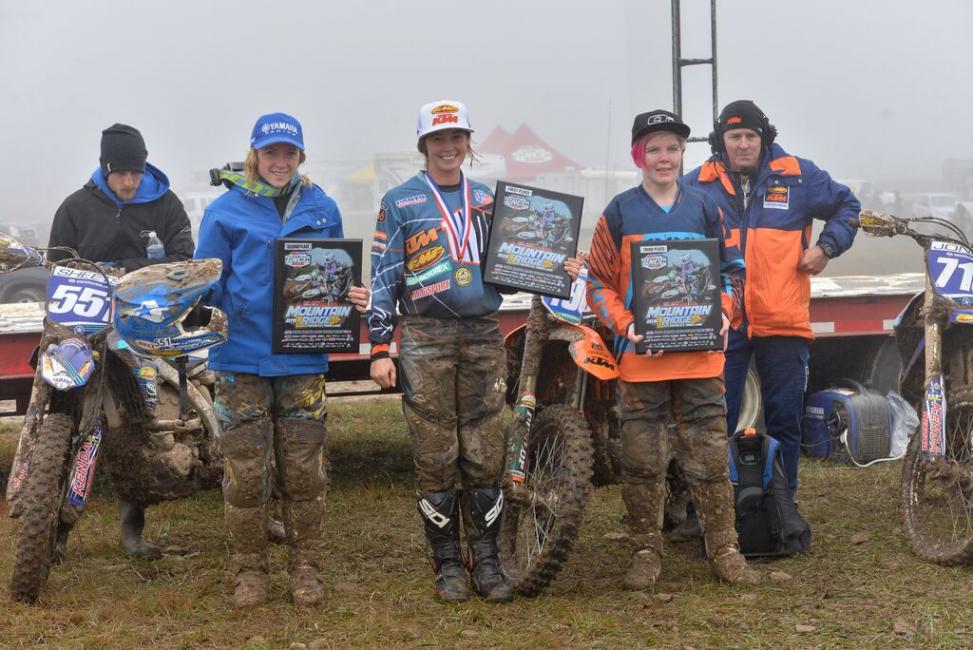 WXC Podium: (1) Kacy Martinez, (2) Becca Sheets, (3) Tayla Jones.