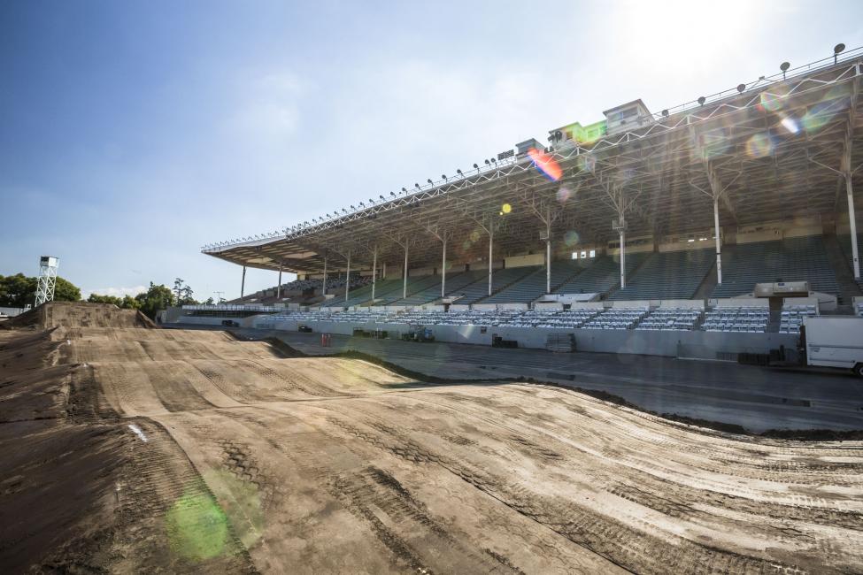 This year's event is at the horse racing facility.