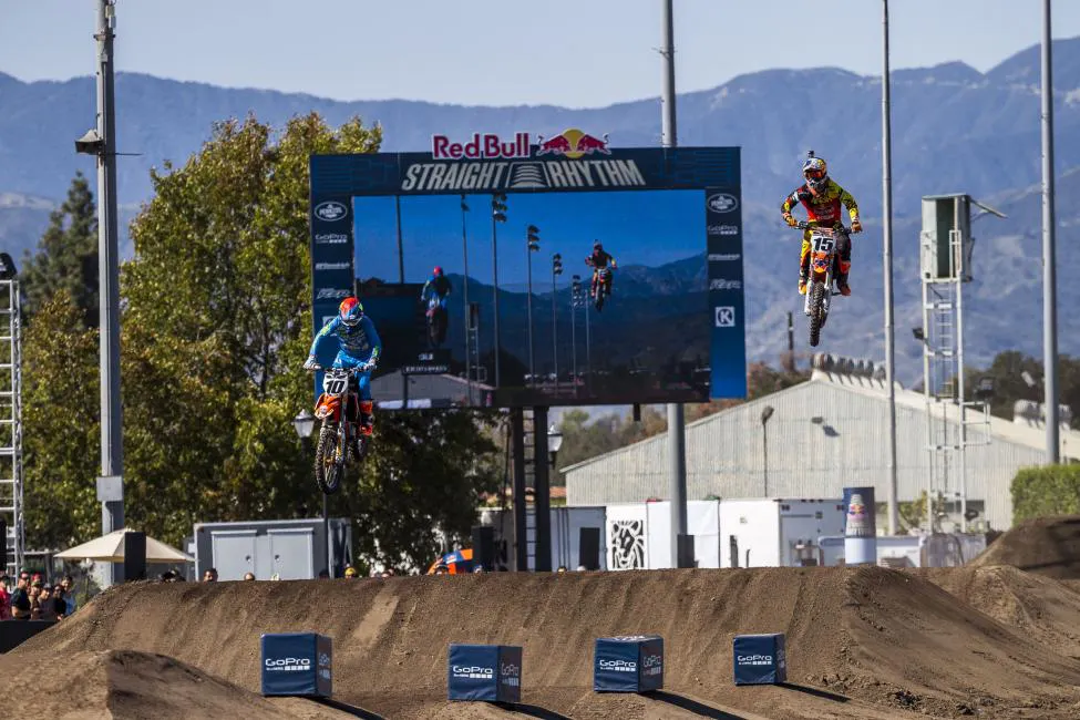 Brayton was on the gas at the 2015 Red Bull Straight Rhythm.