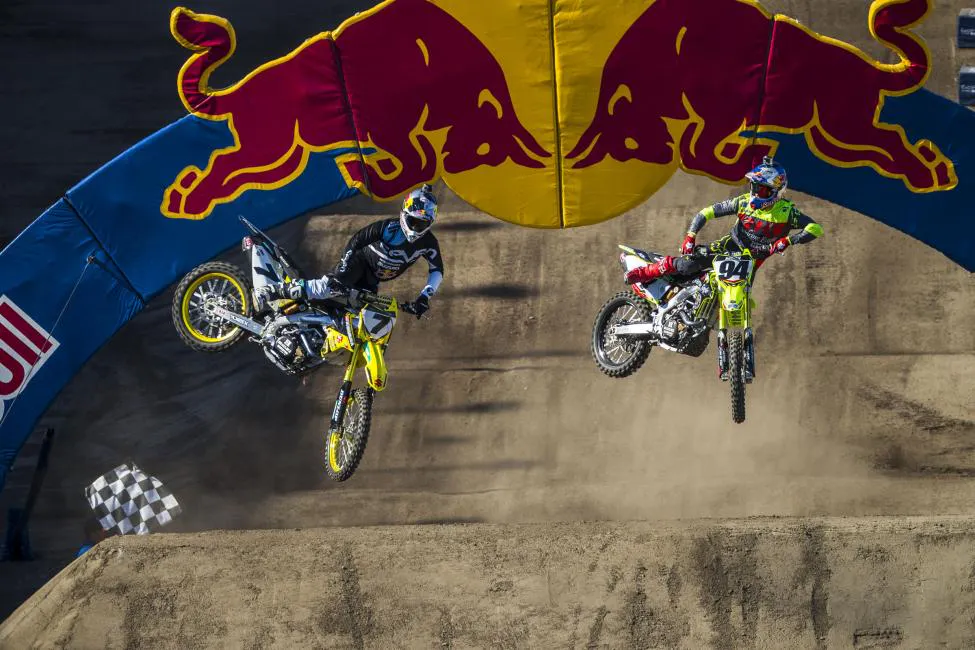 Roczen had back surgery after the Nationals, but you'd never know it by the way he rode today.