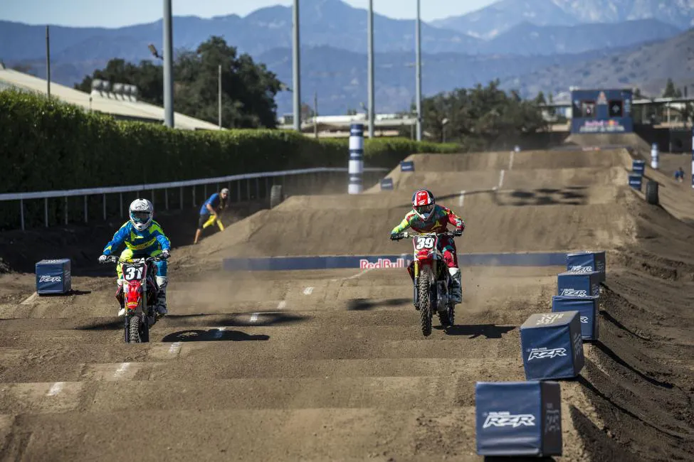 The beginning of the end of RJ Hampshire's day at Red Bull Straight Rhythm.