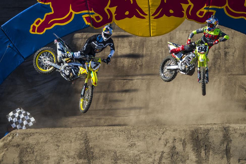 Stewart made it back-to-back wins at the Red Bull Straight Rhythm.