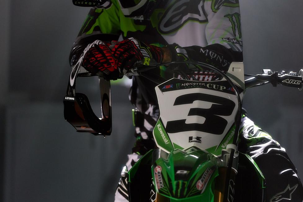 The #3 now adorns a KX450F.