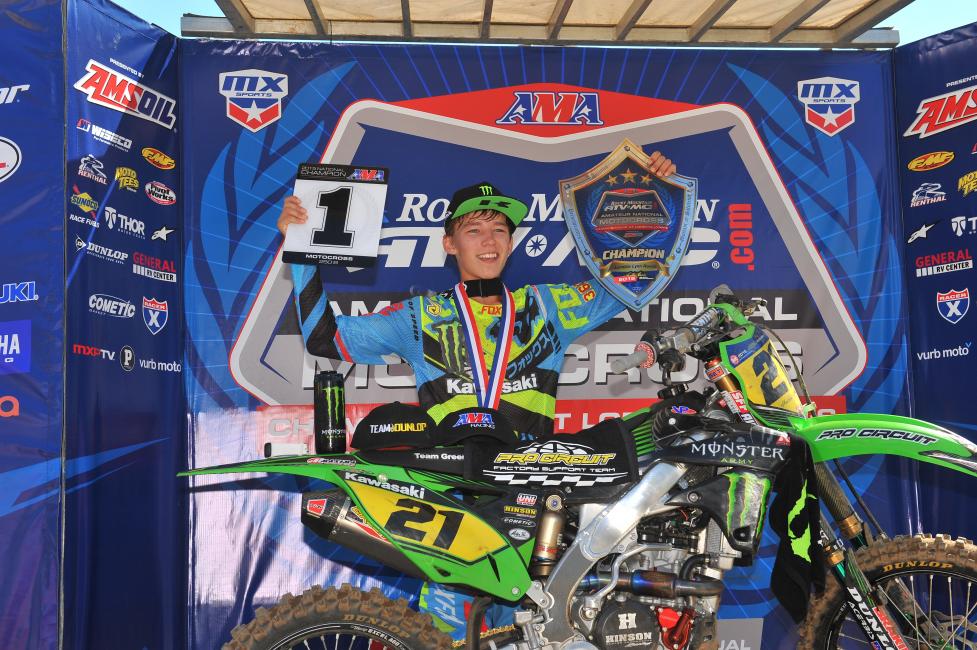 Forkner won two championships at Loretta Lynn's this year.