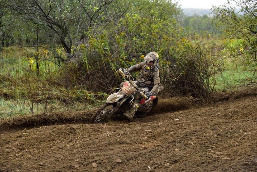 Strang won his second GNCC of the season at Powerline Park.