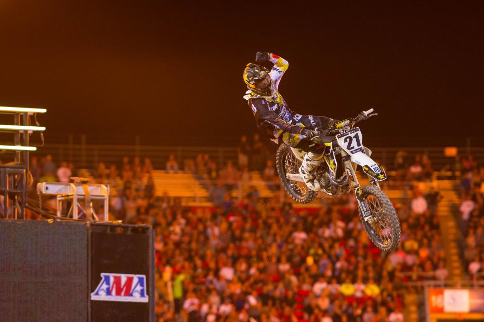 Jason Anderson left Vegas with a new Toyota Tundra after getting the holeshot in all three main events.