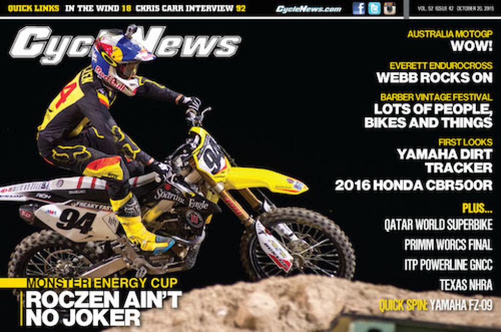 Ken Roczen became the fifth winner of the Monster Energy Cup in five years.