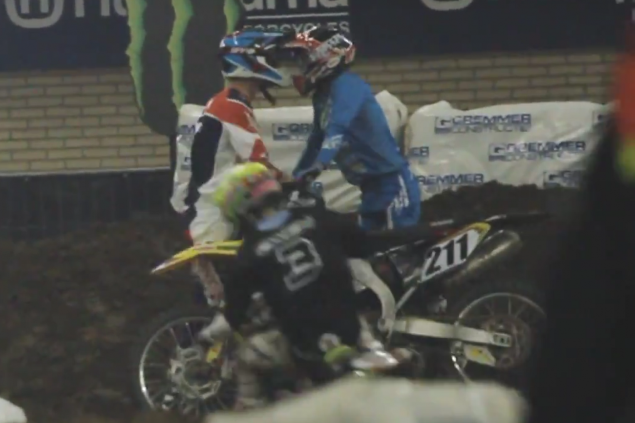 Tempers Flare at Dutch Supercross