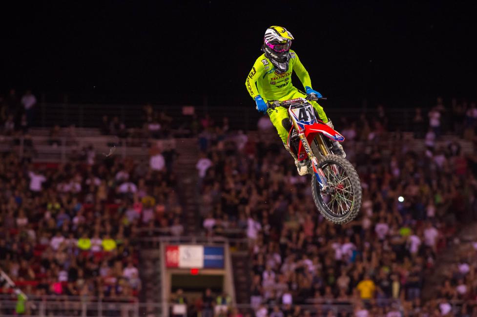 Canard got sixth overall at the Monster Energy Cup.