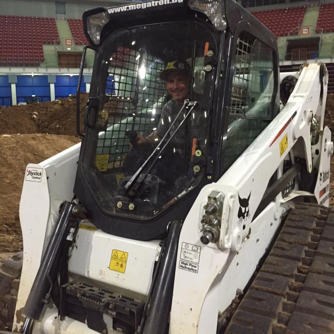Motocross hero...and Bobcat operator?
