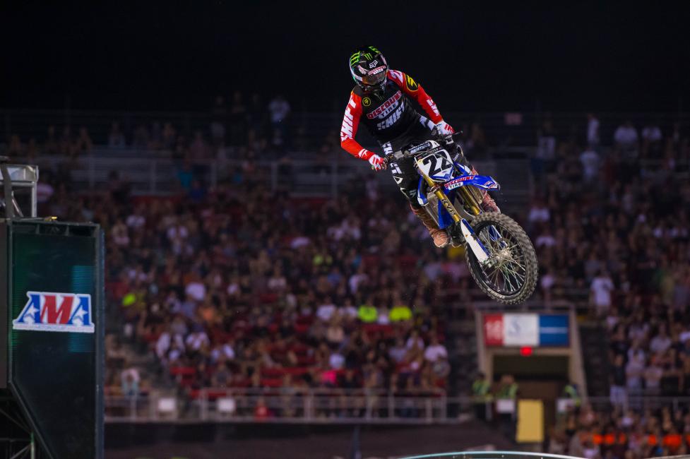 Chad Reed rode a Yamaha from 2002 through ’08, and then again for the Monster Energy Cup in October.