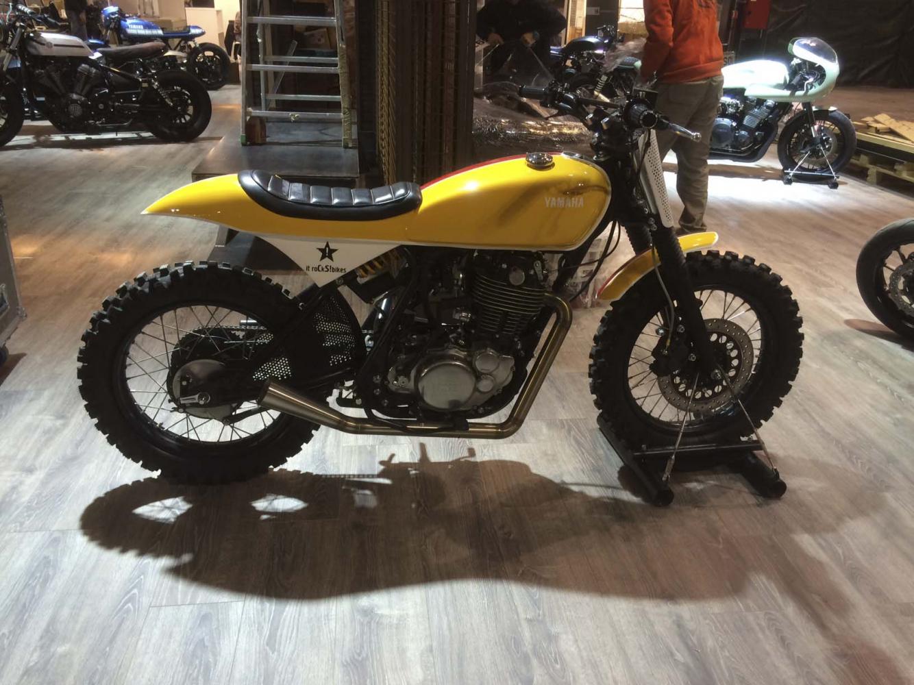 We don't know what's up with these Yamahas but they look awesome.