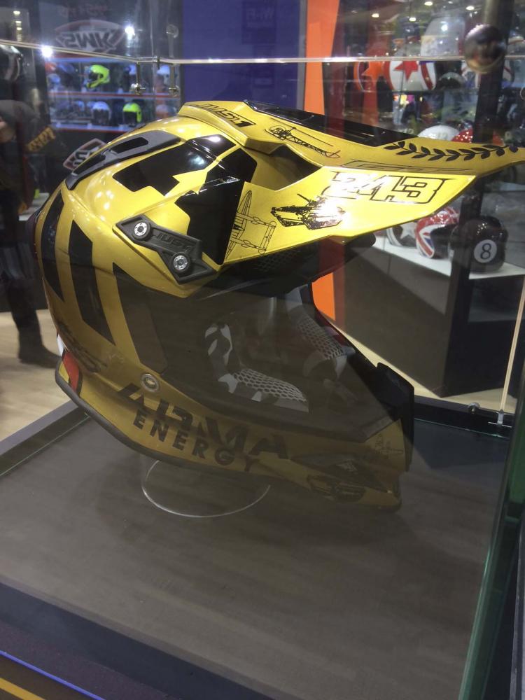 Gold lid for MX2 World Champ Tim Gajser.