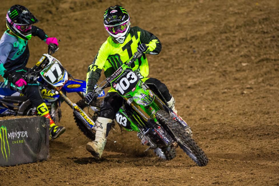 Commans signed a deal to contest the 250SX West Region with Slaton Racing earlier this year.