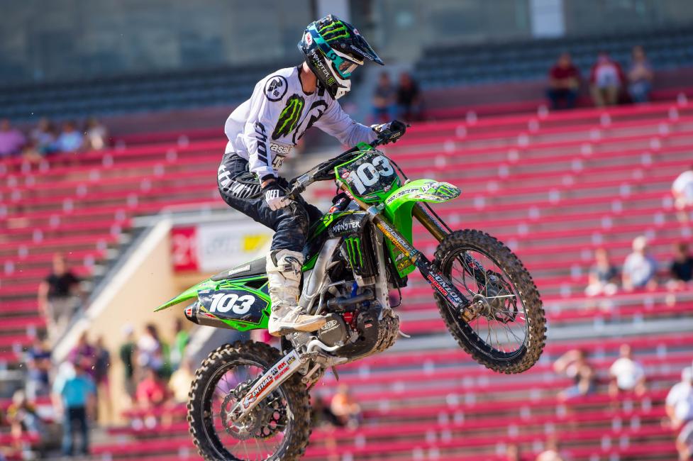Commans finished eleventh overall at the Monster Energy Cup.