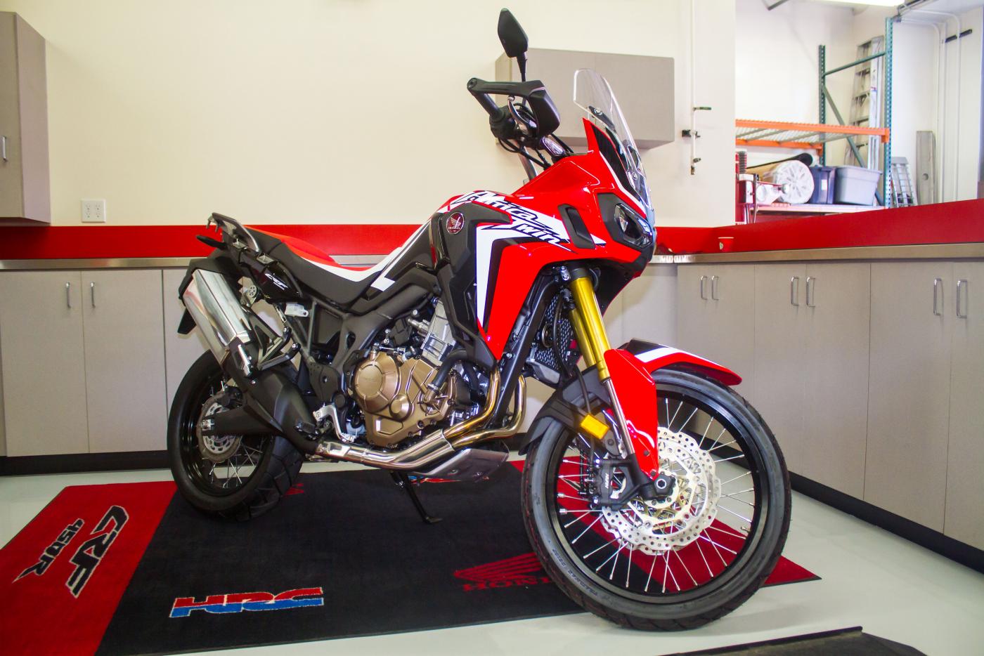 A slick new Honda Africa Twin. Get this on a supercross track!