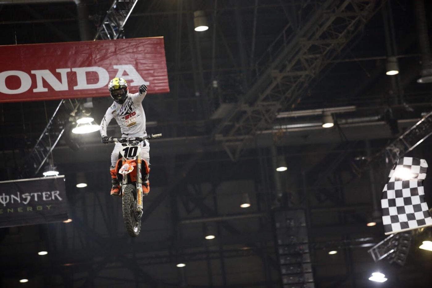 Justin Brayton dominated the European SX races this year.