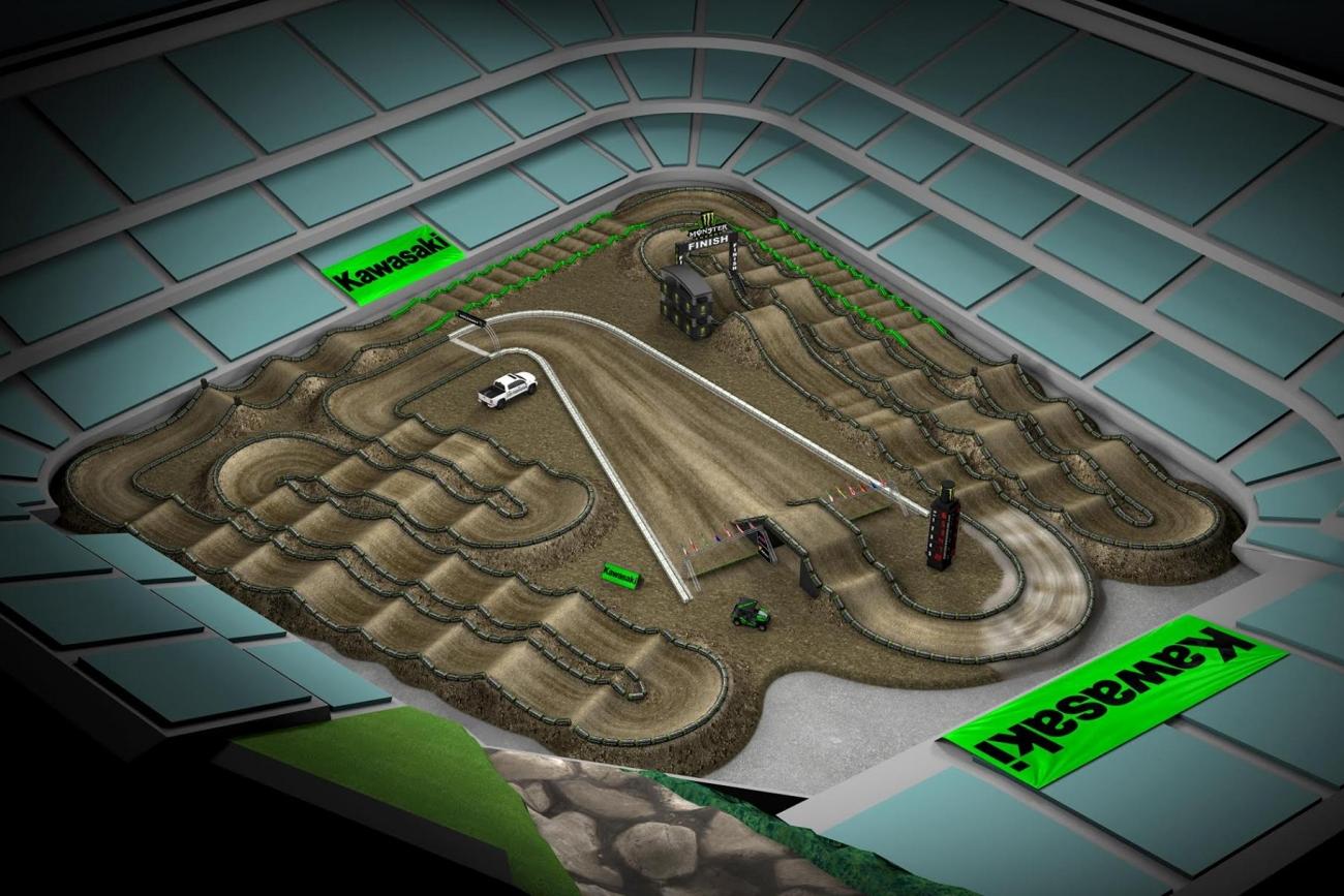 First Look: Anaheim 1 Track Map - Supercross - Racer X Online