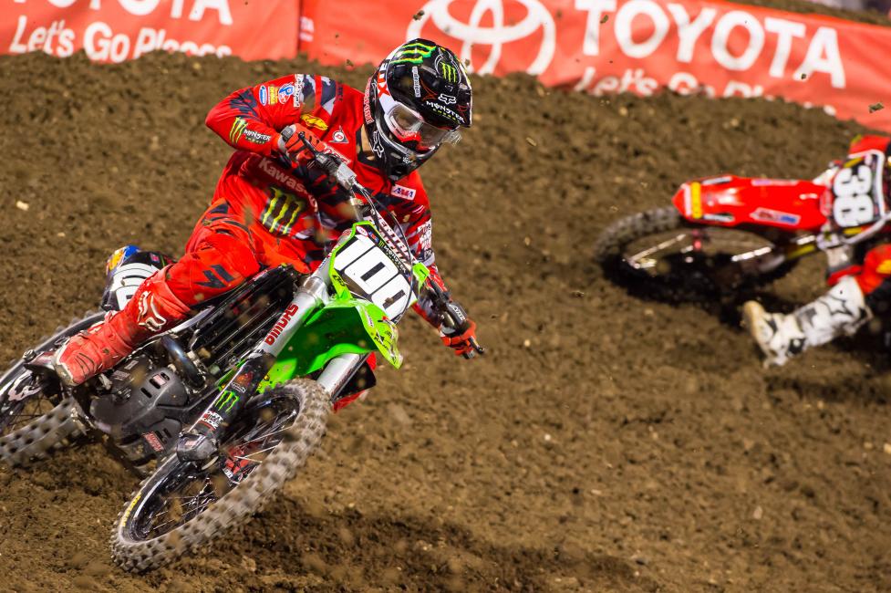 Hansen returned to racing in 2015 and wore #100.