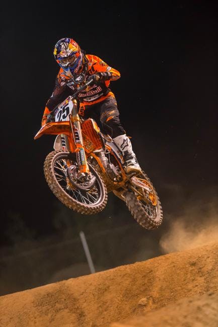 Musquin is just getting back to riding after off-season surgery.
