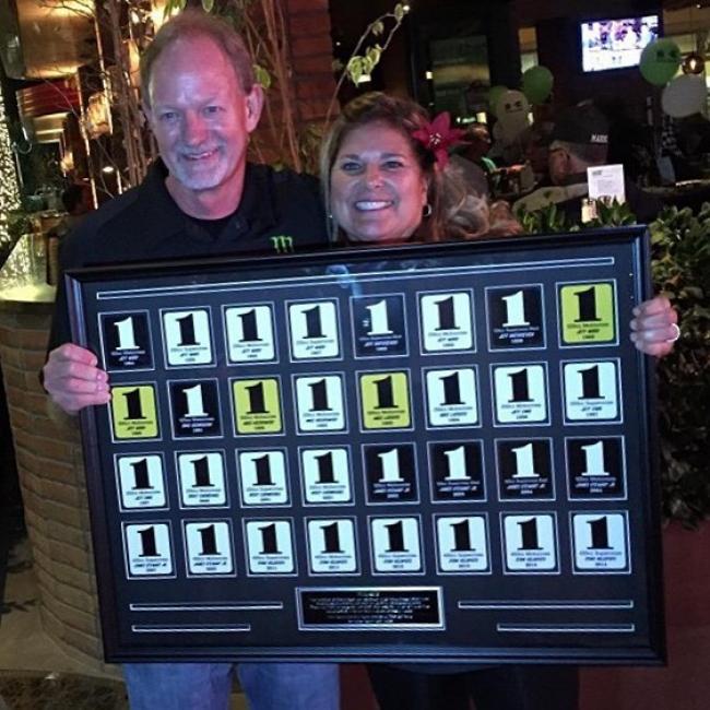 Now that’s a cool reminder of a career well done!