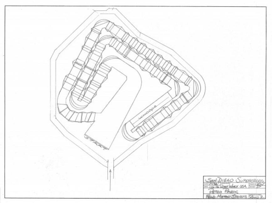 Here's what the second track of the series will look like at San Diego.