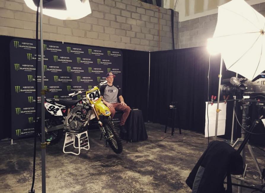 Speaking of Suzuki, RCH's Ken Roczen was down at Feld headquarters this week doing some TV stuff.