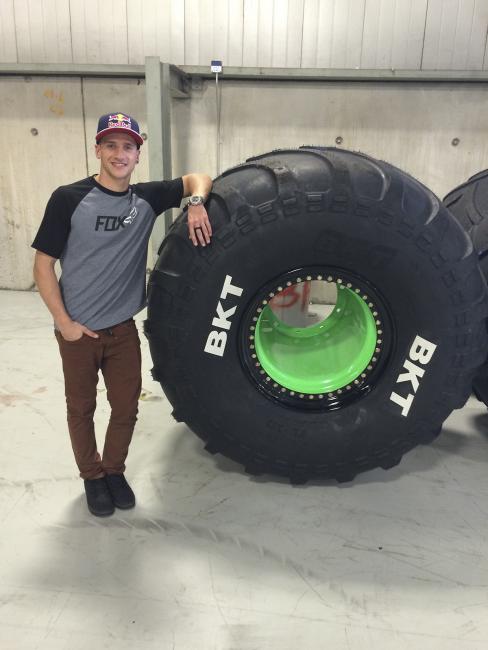 Ken is just a tad bigger than that Monster Truck tire.